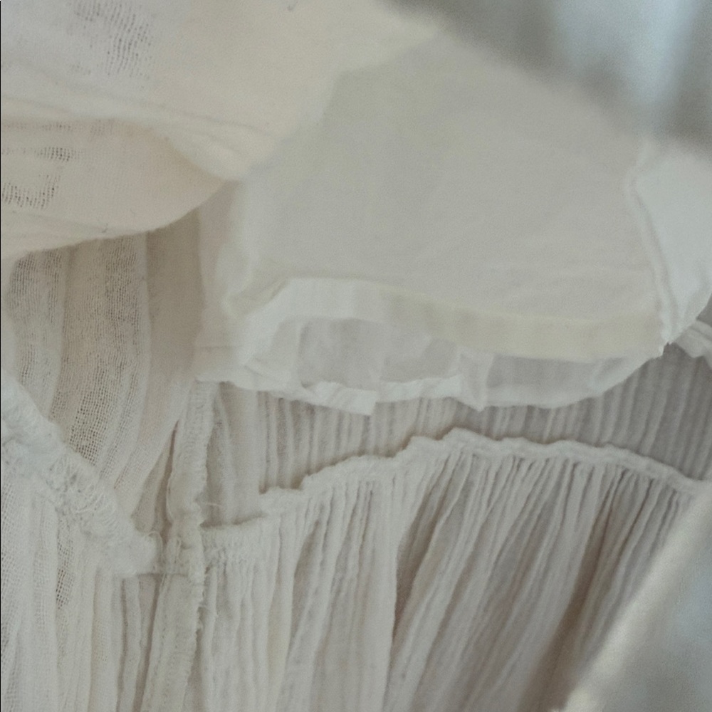 beachlunchlounge White Button-Down Maxi Dress - image 5